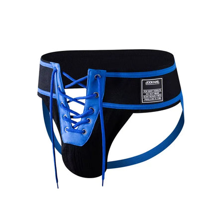 Jockstrap Footballer Style Lace Up Open Underwear