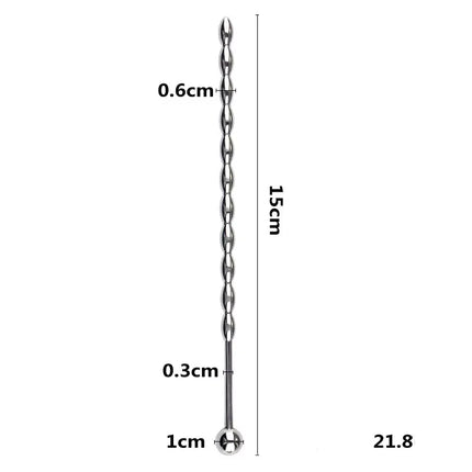 Metal Sounding Rod Urethral Plug